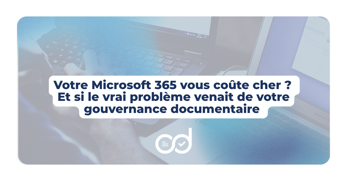 Rentabilité m365 gouvernance
